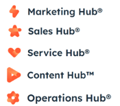 HubSpot Hubs Logos